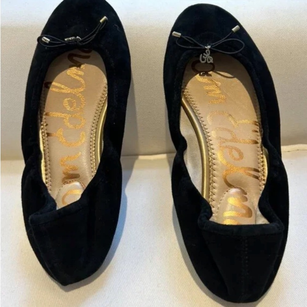 Sam Edelman Felicia Ballet Flat - Black Suede - Great Condition